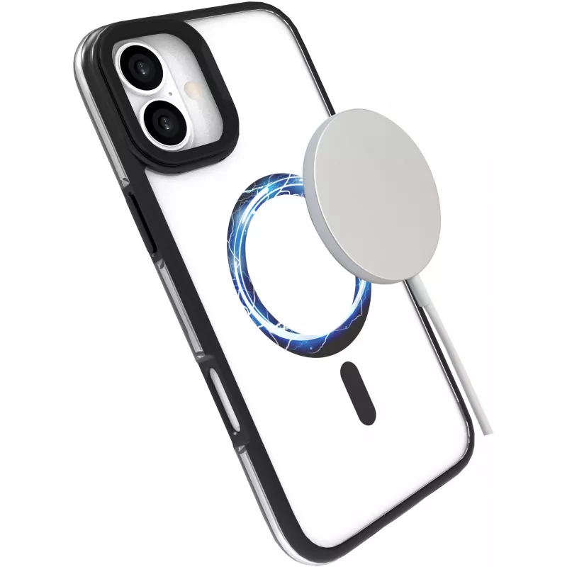 eSTUFF ES67141101 apsauginis dėklas mobiliesiems telefonams 17 cm (6,7 col.) permatomas juodas