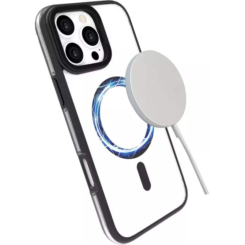 eSTUFF ES67141103 dėklas iPhone 16 Pro Max (17,5 cm) permatomas juodas