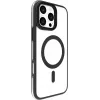 eSTUFF ES67141103 dėklas iPhone 16 Pro Max (17,5 cm) permatomas juodas