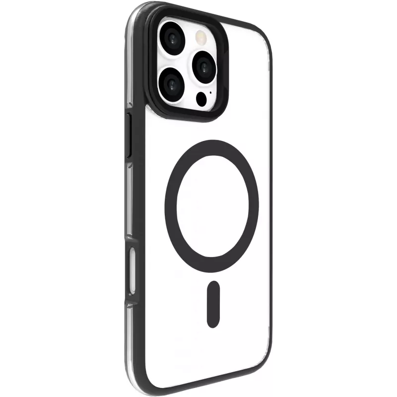 eSTUFF ES67141103 dėklas iPhone 16 Pro Max (17,5 cm) permatomas juodas