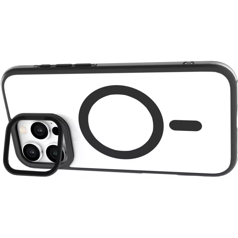 eSTUFF ES67141103 dėklas iPhone 16 Pro Max (17,5 cm) permatomas juodas