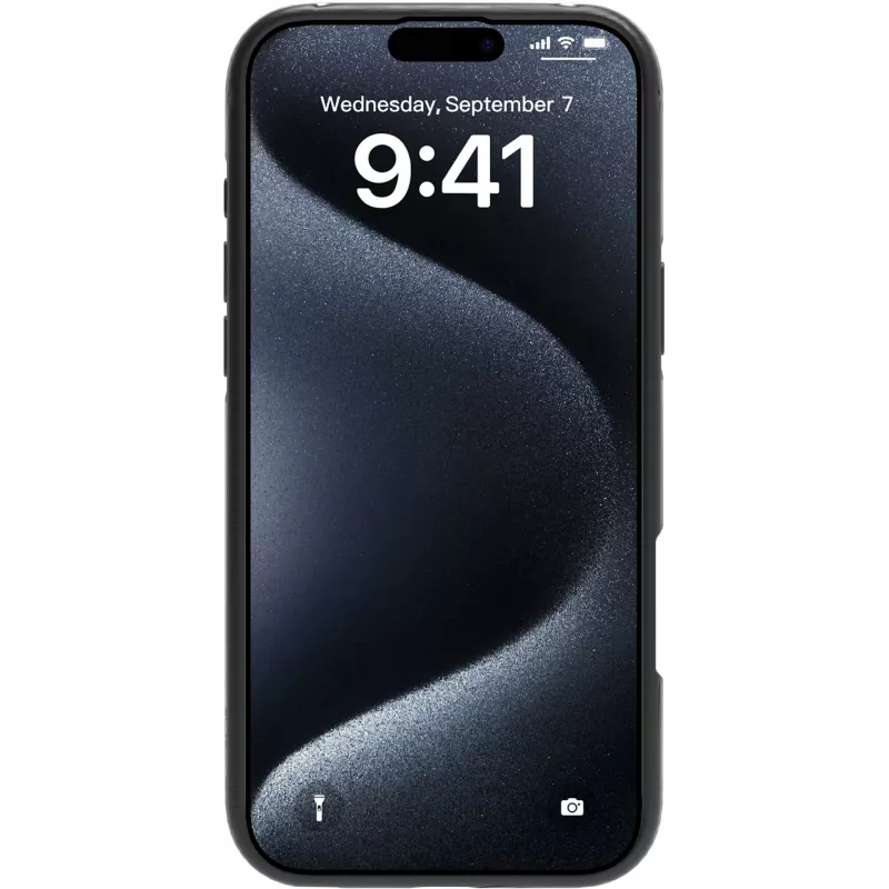 eSTUFF ES67141103 dėklas iPhone 16 Pro Max (17,5 cm) permatomas juodas