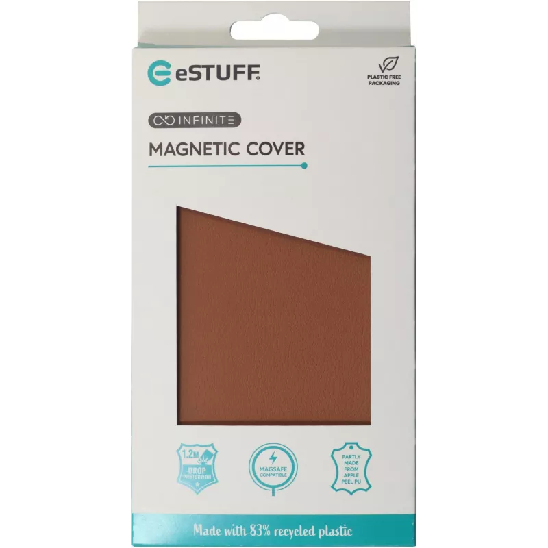 eSTUFF ES67160024 dėklas mobiliesiems telefonams 15,5 cm (6,1 colio) Rudi