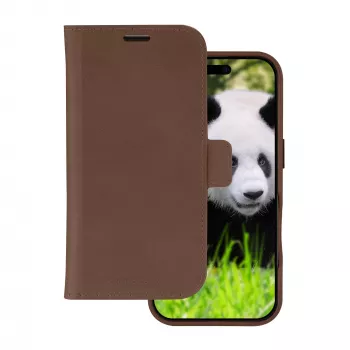 Dėklas Folio dbramante1928 Lynge MagSafe iPhone 16 Pro Dark Tan