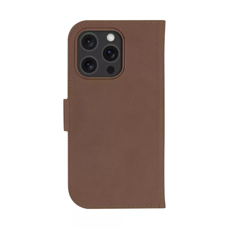 Dėklas Folio dbramante1928 Lynge MagSafe iPhone 16 Pro Dark Tan