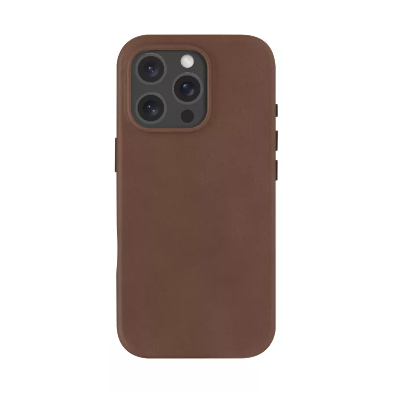 Dėklas dbramante1928 Roskilde iPhone 16 Pro tamsiai rudos spalvos