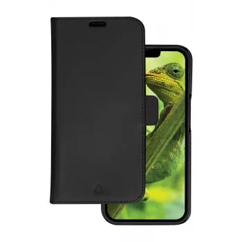 Dėklas su pinigine dbramante1928 Lynge iPhone 14 Pro juodas, 3 kortelių kišenės
