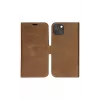 Dėklas su pinigine dbramante1928 Lynge iPhone 14 Plus Tan 3 kortelių kišenės