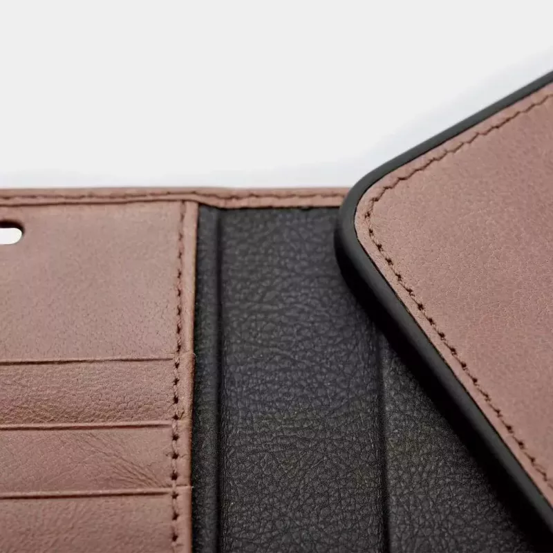 Kortinė dėklas TRUNK TR-WA1254-BRW iPhone 12 mini Rudas