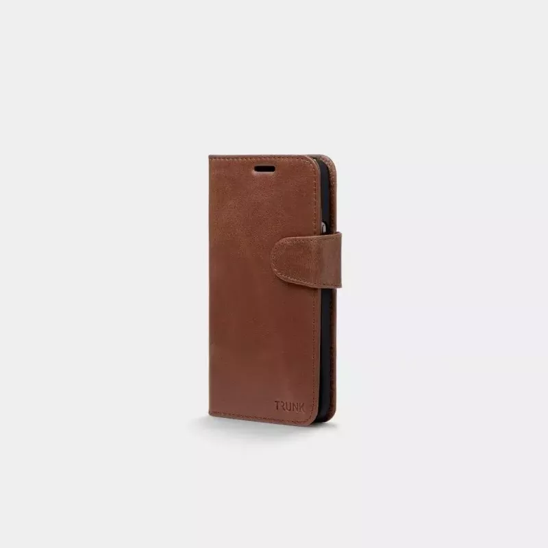 Kortinė dėklas TRUNK TR-WA1254-BRW iPhone 12 mini Rudas