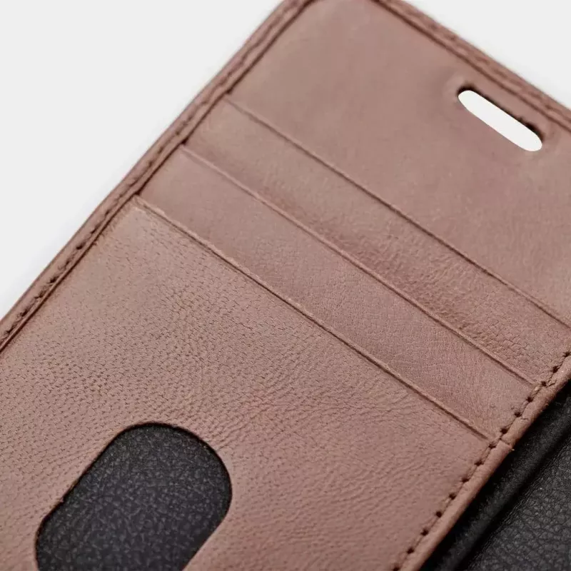 Kortinė dėklas TRUNK TR-WA1254-BRW iPhone 12 mini Rudas