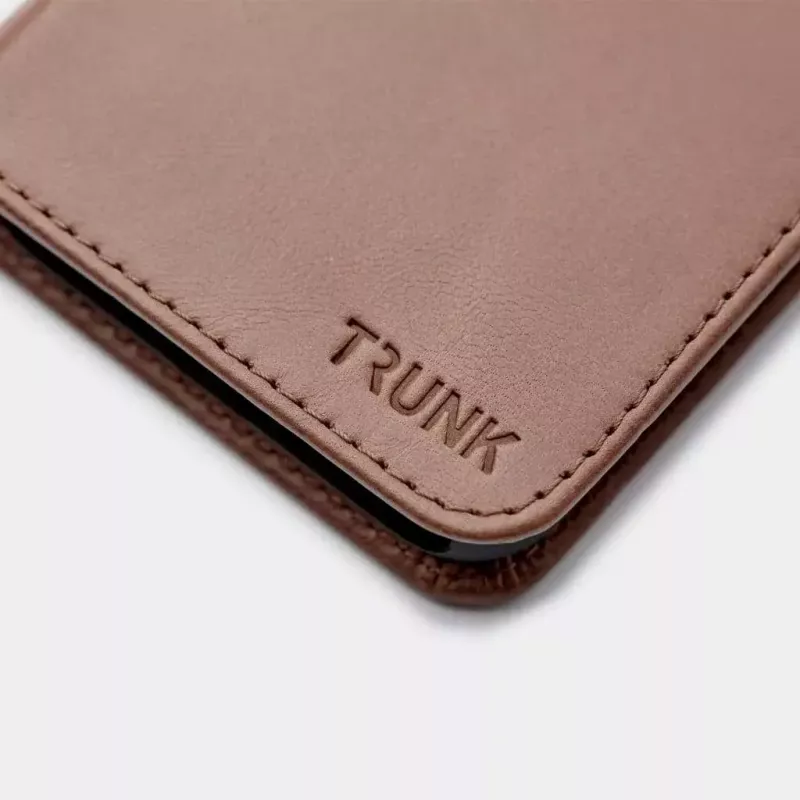 Kortinė dėklas TRUNK TR-WA1254-BRW iPhone 12 mini Rudas