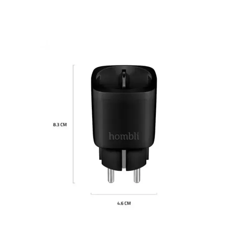 Išmanusis kištukas Hombli HBPP-0205 3680 W Vidaus naudojimui Juodas