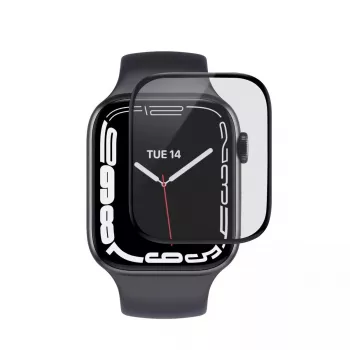 Apsauginis stiklas eSTUFF ES501021 Apple Watch – lenktas hibridinis, atsparus įbrėžimams