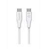 USB laidas eSTUFF ES604270-BULK 2 m USB C baltas USB 2.0 0.48 Gbit/s