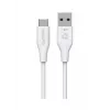 USB laidas eSTUFF ES605170 1 m USB C į USB A USB 2.0 baltas