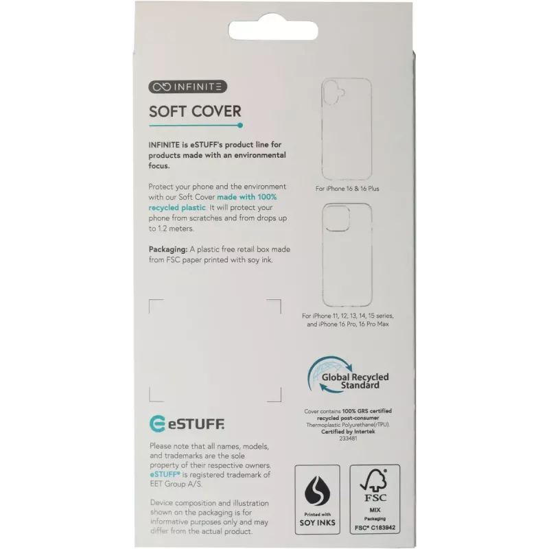 eSTUFF ES67100054 dėklas telefonui