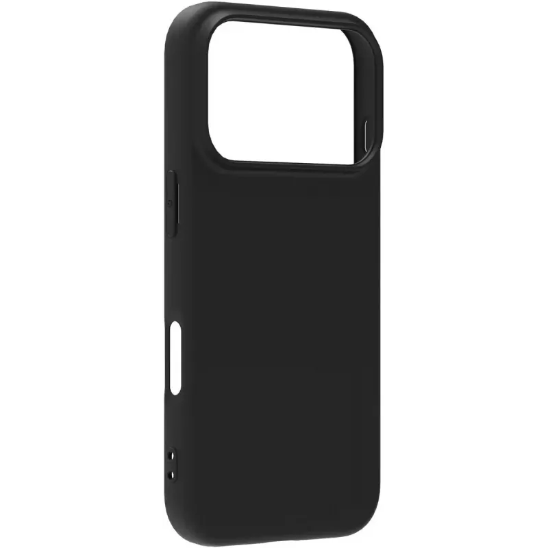 Mobilaus telefono dėklas eSTUFF Apple iPhone 17 Pro, 16 cm (6,3 colių) ekranui, juodas