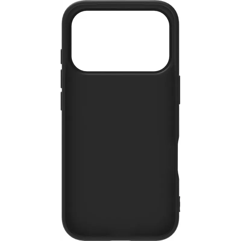 Mobilaus telefono dėklas eSTUFF Apple iPhone 17 Pro, 16 cm (6,3 colių) ekranui, juodas