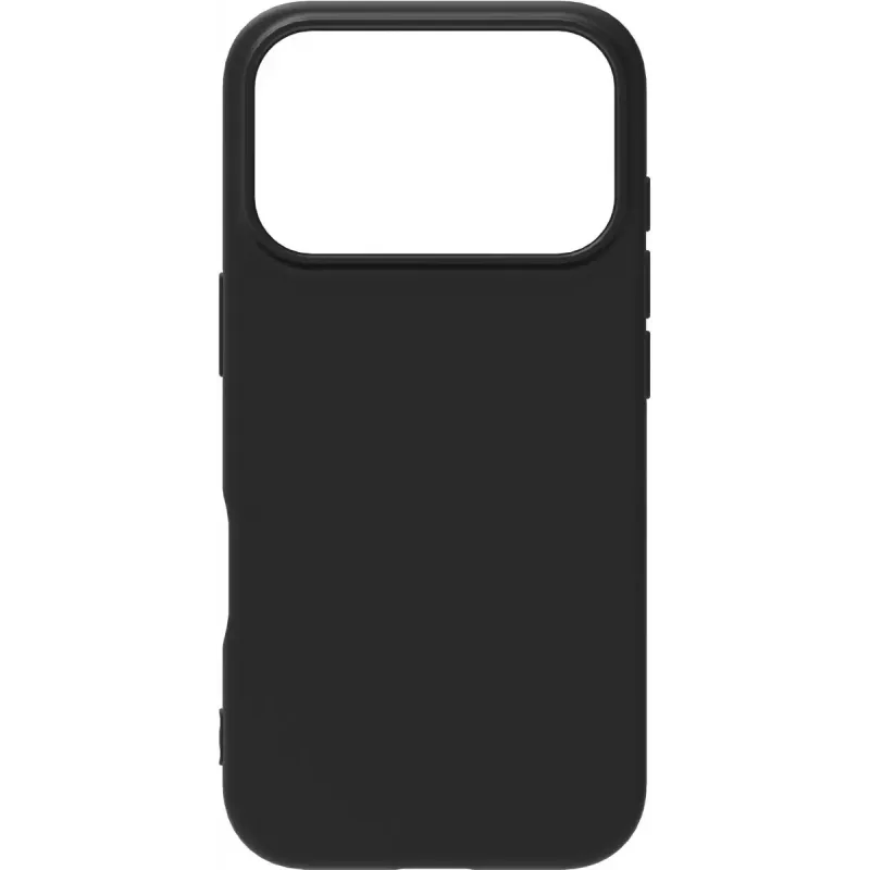 Mobilaus telefono dėklas eSTUFF Apple iPhone 17 Pro, 16 cm (6,3 colių) ekranui, juodas