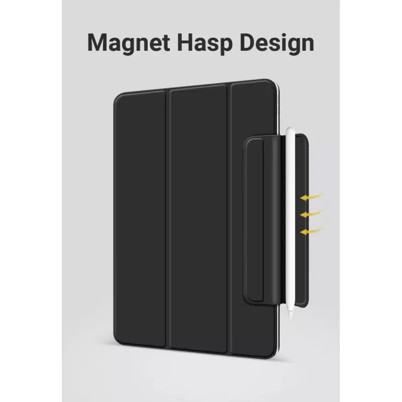 eSTUFF COLORADO Magnetinis dėklas iPad 12.9 Pro 2022/2021/2020 - Juodas