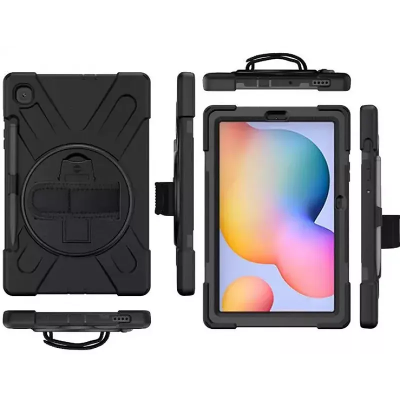 Dėklas eSTUFF AUSTIN Defender Samsung Galaxy Tab S6 Lite 2022/2020 Juodas