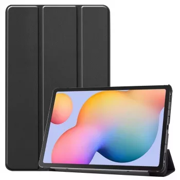eSTUFF HOUSTON Folio dėklas, skirtas Samsung Galaxy Tab S8+/S7+, juodos spalvos