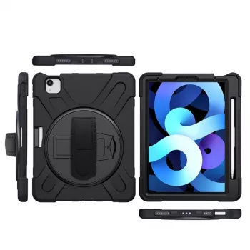 eSTUFF AUSTIN Defender Dėklas, skirtas iPad Pro 11 2022/2020/2018/Air 5/4 10.9 - Juodas