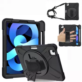 eSTUFF AUSTIN Defender Dėklas, skirtas iPad Pro 11 2022/2020/2018/Air 5/4 10.9 - Juodas