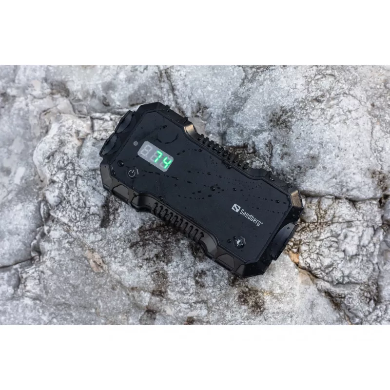 Automobilio užvedimo starteris Sandberg 10000 mAh USB Type-A Type-C juodas