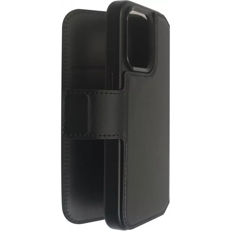 Dėklas su pinigine eSTUFF INFINITE MILAN iPhone 16 Pro 6,3 col. Juodas 3 kortelių kišenės