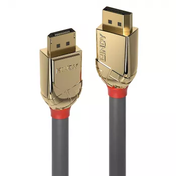 Lindy 3m DisplayPort 1.4 laidas, Gold Line