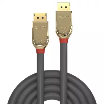 Lindy 3m DisplayPort 1.4 laidas, Gold Line