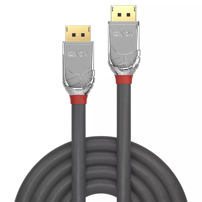 Lindy 2 m DisplayPort 1.4 laidas, Cromo Line