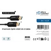 USB laidas Microconnect USB3.0AA10BOP 10 m USB 3.2 Gen 1 juodas