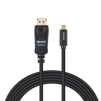 Lindy 3 m USB Type C į DisplayPort 4K60 adapterio laidas su HDR