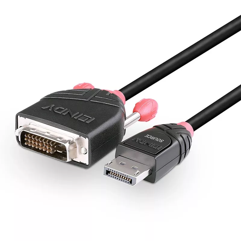 DisplayPort į DVI laidas Lindy 41492 3 m