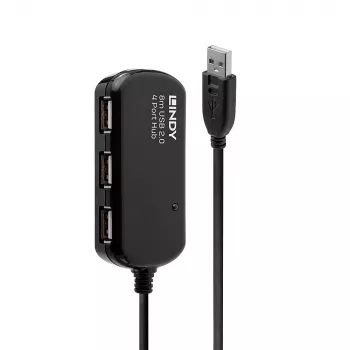 Lindy 8m USB 2.0 aktyvus ilginimo šakotuvas Pro Hub