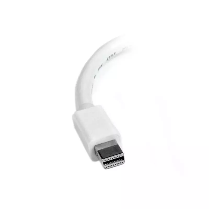 StarTech.com Mini DisplayPort į HDMI adapteris – mDP į HDMI vaizdo keitiklis – 1080p – Mini DP arba Thunderbolt 1/2 Mac/PC prie HDMI monitoriaus/ekrano/TV – pasyvus mDP 1.2 į HDMI kištukas – baltas