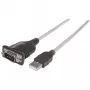 USB-A į RS232 (DB9) konverterio kabelis Manhattan 205153
