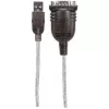 USB-A į RS232 (DB9) konverterio kabelis Manhattan 205153