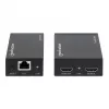 Manhattan HDMI 1080p prailginimo rinkinys per Ethernet, iki 50 m su vienu Cat6 kabeliu, Tx ir Rx moduliai, IR palaikymas, trejų metų garantija
