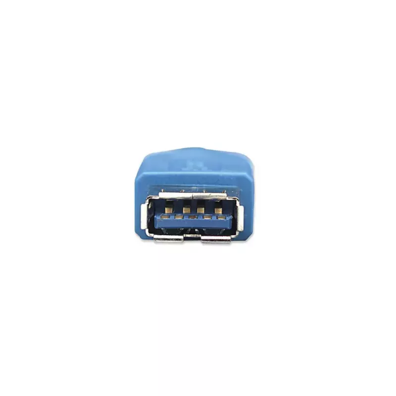Manhattan USB-A prailginimo laidas 2 m, mėlynas, vyriškas–moteriškas