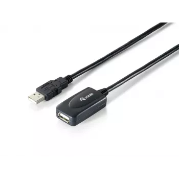 EQUIP USB 2.0 Type A aktyvus ilginimo kabelis vyriškas į moterišką, 15 m