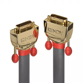 Lindy 15m DVI-D Dual Link laidas, Gold Line