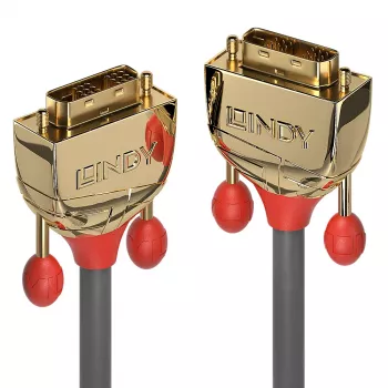 Lindy 10m DVI-D Single Link laidas, Gold Line