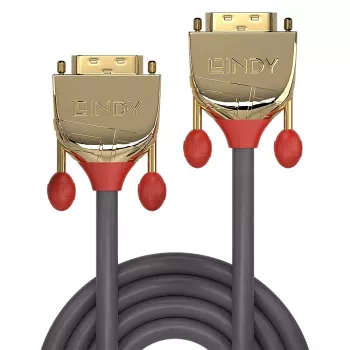 Lindy 10m DVI-D Single Link laidas, Gold Line