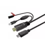 USB-C kabelis Vivolink PROUSBCHDMIUSBB7.5-CHARGE 7,5 m, įkrovimui ir duomenų perdavimui
