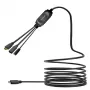 VivoLink PROUSBCHDMIUSB3-5 USB-C laidas su USB 3.0 ir įkrovimu, juodas