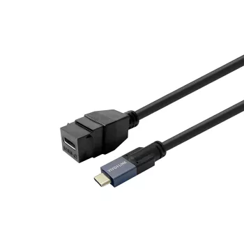 USB-C lizdo adapterinis kabelis VivoLink PROKEYUSBCFM0.5B — 0,5 m